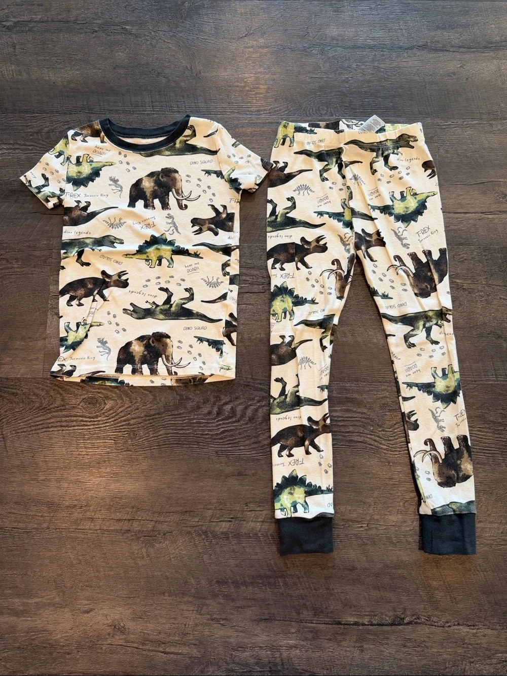 Kids Headquarters Boy's 7 4-PIece Snug Fit Pajama Set